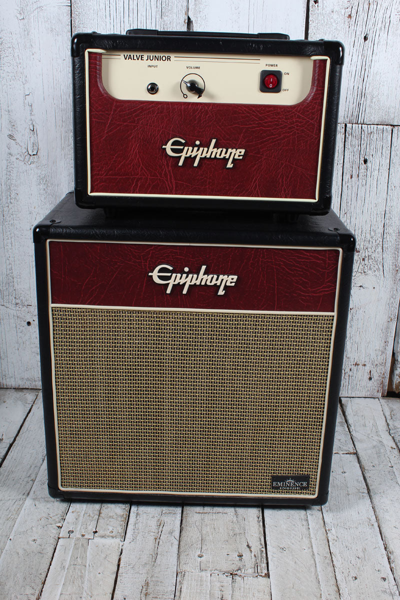 Epiphone Valve Junior Amplifier Head and 1x12 Cabinet Electric Guitar Tube Amp Main image