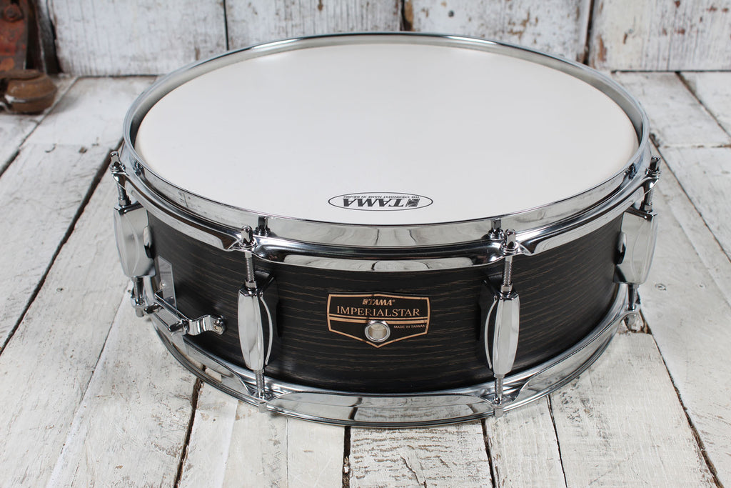 Tama IE62C Imperialstar 6 Piece Drum Kit with Hardware & Cymbals Black Oak Wrap
