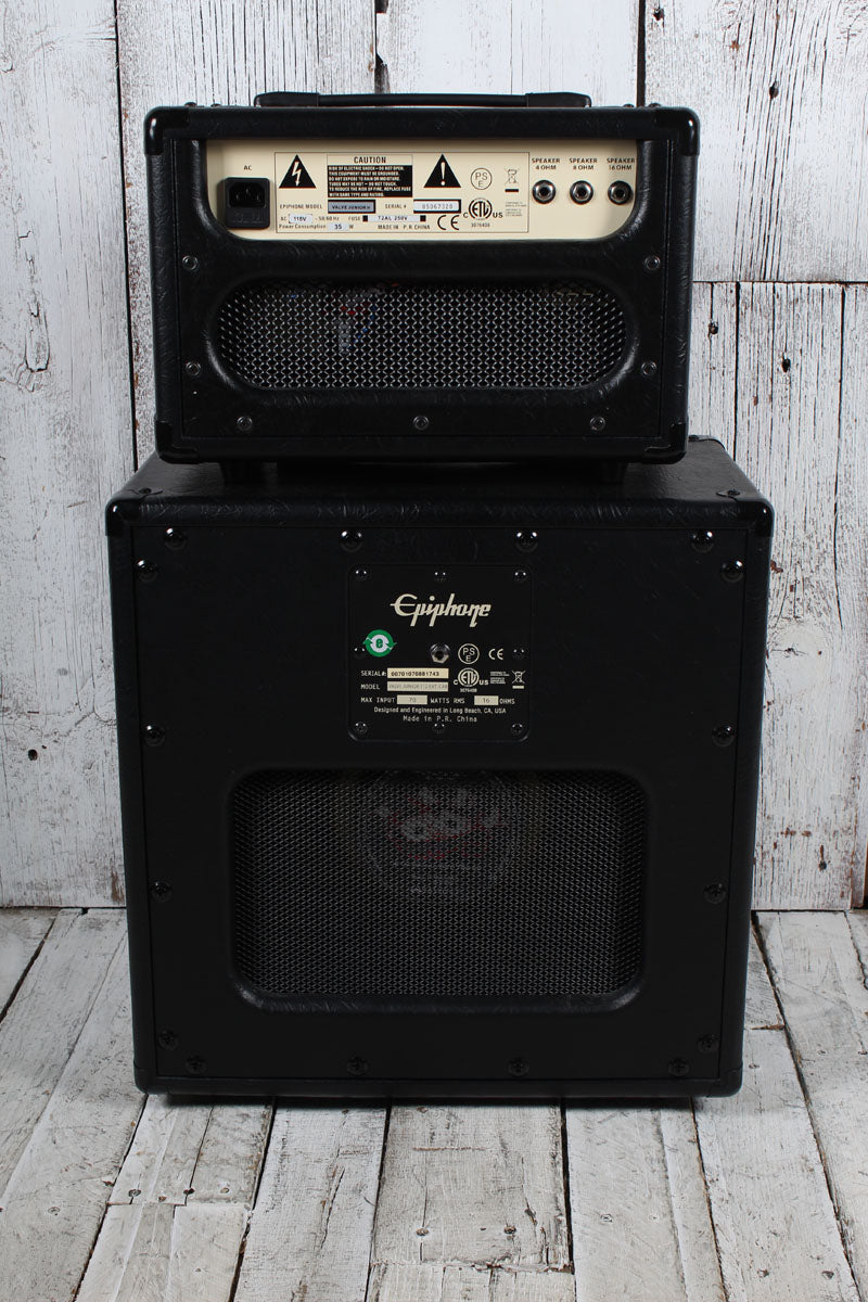 Epiphone Valve Junior Amplifier Head and 1x12 Cabinet Electric Guitar Tube Amp