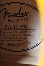 Load image into Gallery viewer, Fender 2021 FA-115 Dreadnought Acoustic Guitar Sunburst Finish