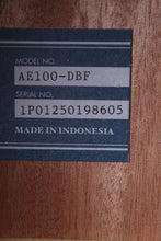 Load image into Gallery viewer, Ibanez AE Series AE100 Acoustic Electric Guitar Dark Tide Blue Flat Finish