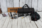 Scottish Highland Royal Bagpipes Silver Mounts Black Finish with Bag and Tutor Book