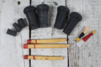 Scottish Highland Royal Bagpipes Silver Mounts Black Finish with Bag and Tutor Book