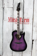 Ibanez Altstar ALT50FA Acoustic Electric Guitar Transparent Violet Sunburst