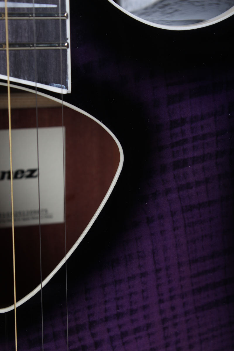 Ibanez Altstar ALT50FA Acoustic Electric Guitar Transparent Violet Sunburst