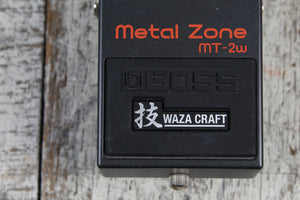 Boss MT-2W Metal Zone Waza Craft Pedal Electric Guitar Distortion Effects Pedal