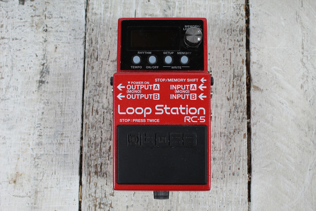 Boss RC-5 Loop Station Effects Pedal Electric Guitar Effects Looper Pedal