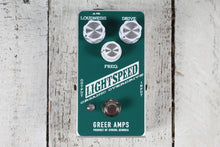 Load image into Gallery viewer, Greer Amps Lightspeed Organic Overdrive Pine Green Electric Guitar Effects Pedal