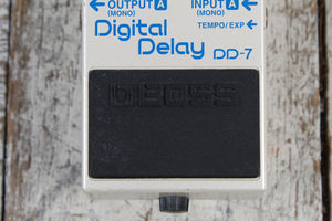 Boss DD-7 Digital Delay Electric Guitar Delay Effects Pedal with Expanded Delay