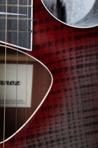 Ibanez Altstar ALT50FA Acoustic Electric Guitar Flame Maple Art Red Doom Burst