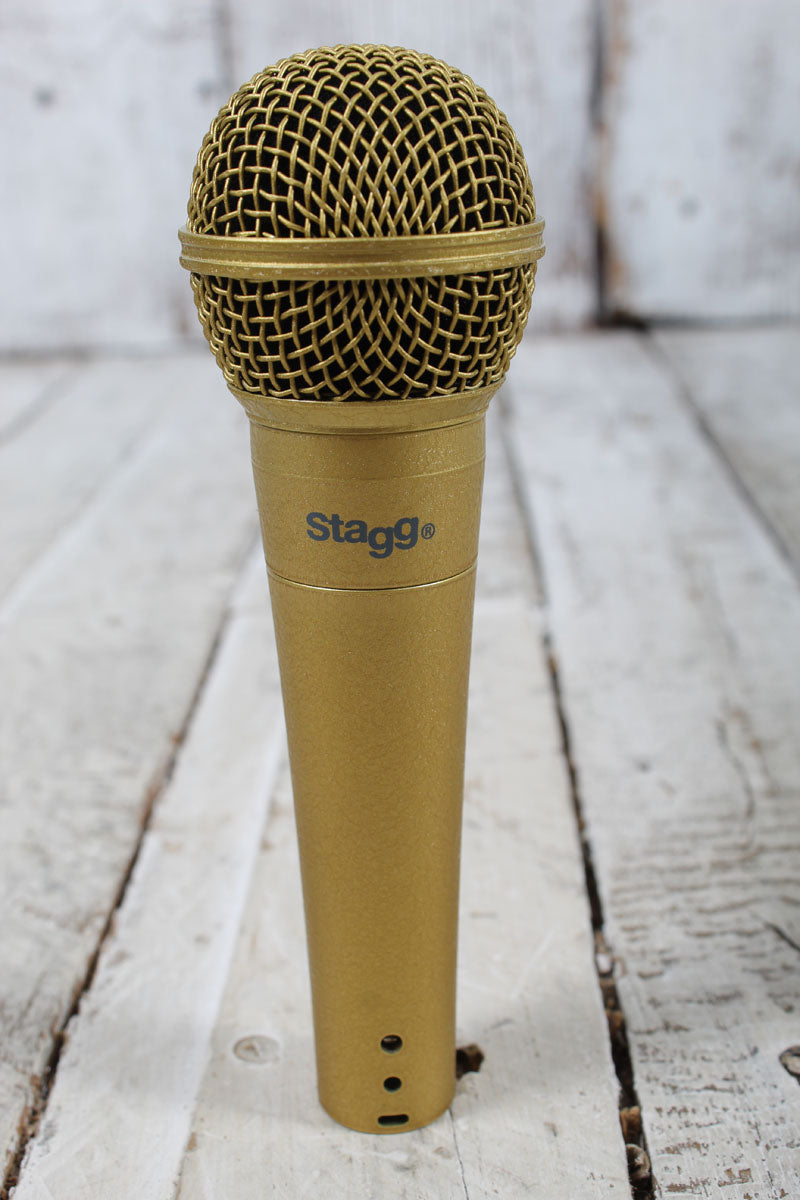 Stagg SDM50 Professional Cardioid Dynamic Microphone Gold Special Edition