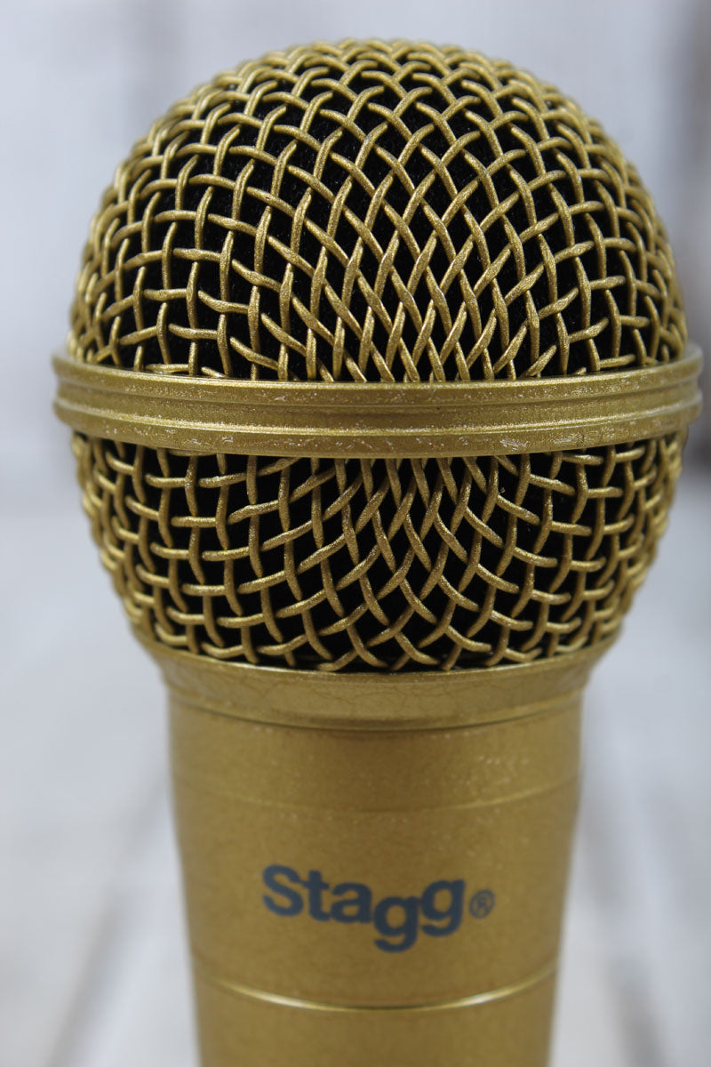 Stagg SDM50 Professional Cardioid Dynamic Microphone Gold Special Edition