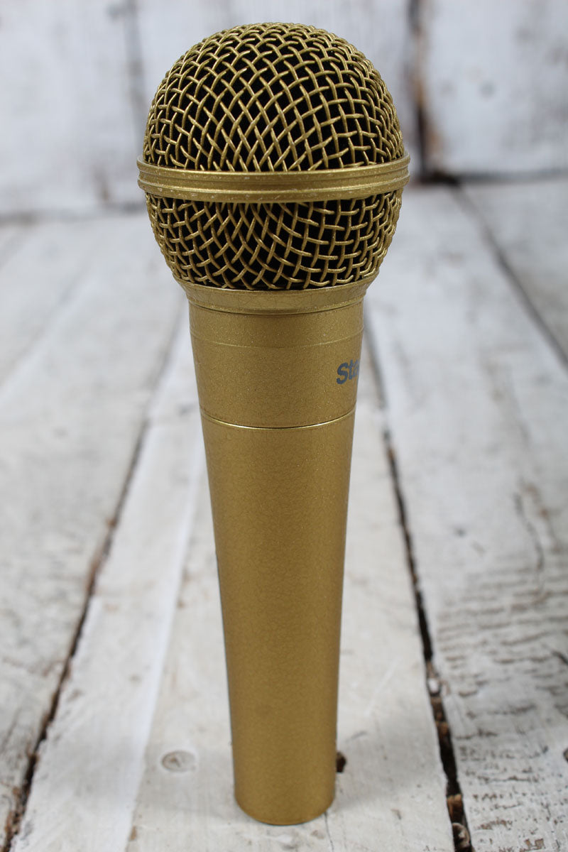 Stagg SDM50 Professional Cardioid Dynamic Microphone Gold Special Edition