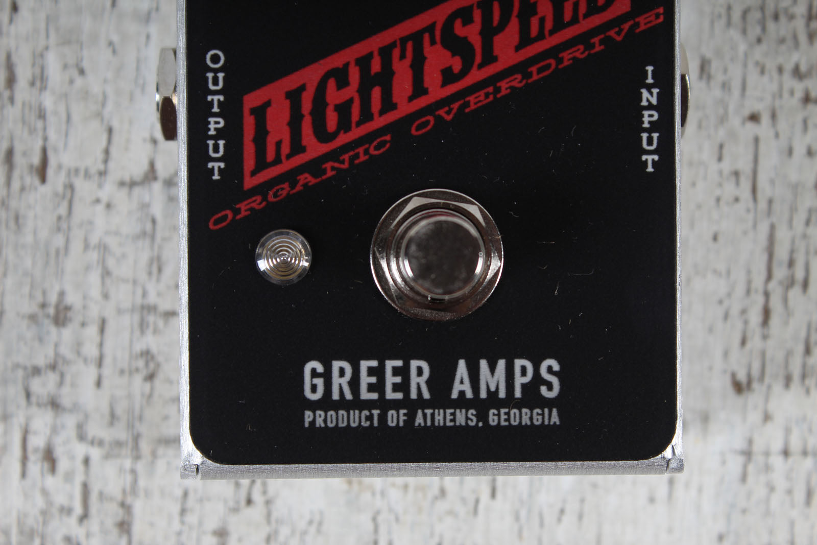 Greer Amps Lightspeed Organic Overdrive GameDay Black Guitar Effects Pedal