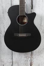 Ibanez AEG7MH Acoustic Electric Guitar Weathered Black Open Pore Finish