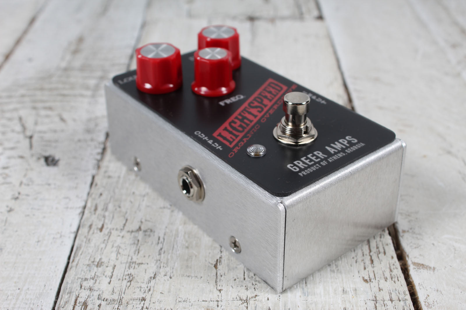 Greer Amps Lightspeed Organic Overdrive GameDay Black Guitar Effects Pedal