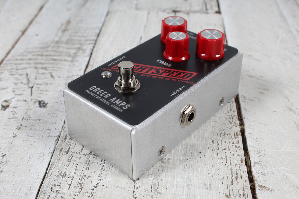 Greer Amps Lightspeed Organic Overdrive GameDay Black Guitar Effects Pedal