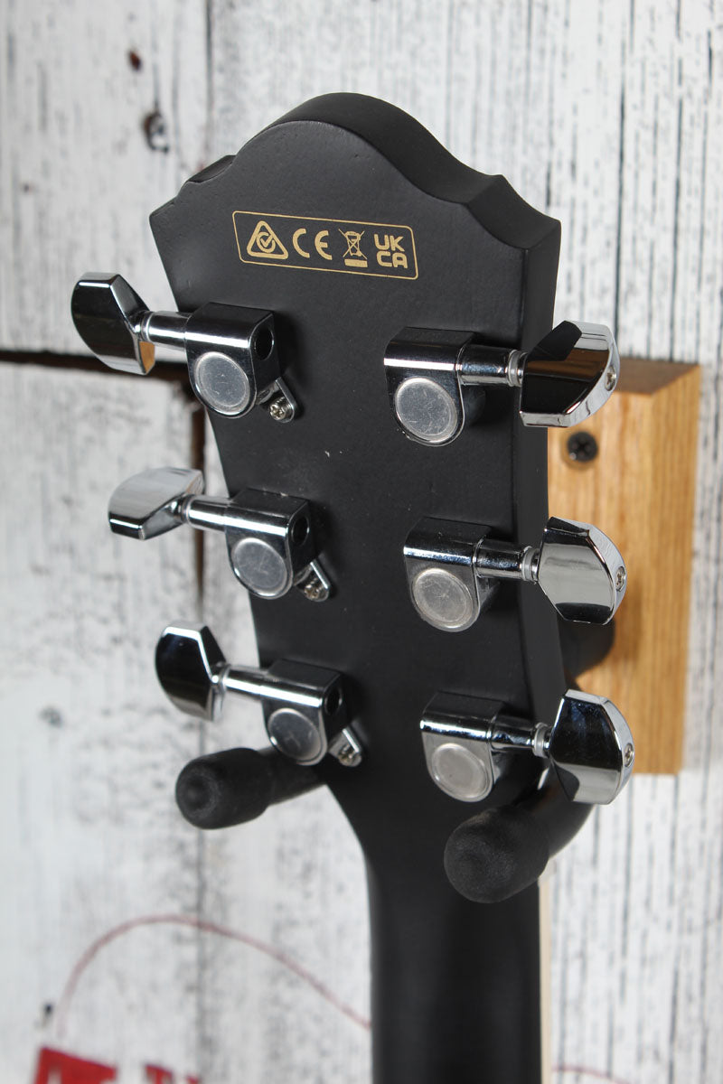 Ibanez AEG7MH Acoustic Electric Guitar Weathered Black Open Pore Finish