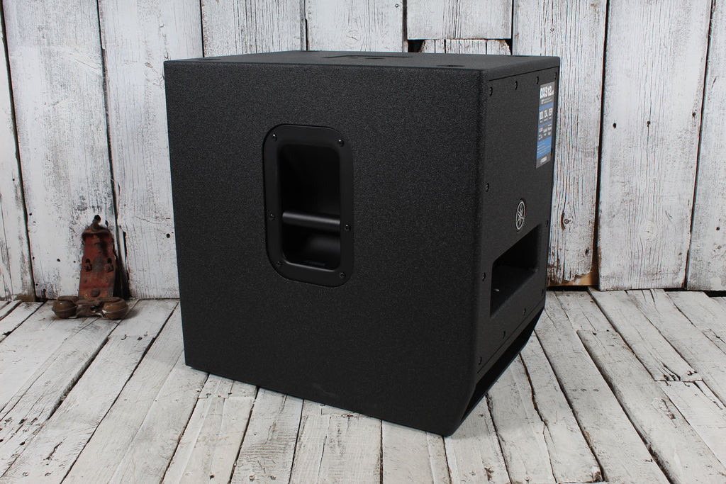 Yamaha DXS12mkII Powered Subwoofer 12 Inch 1020 Watt Band-Pass Type Subwoofer