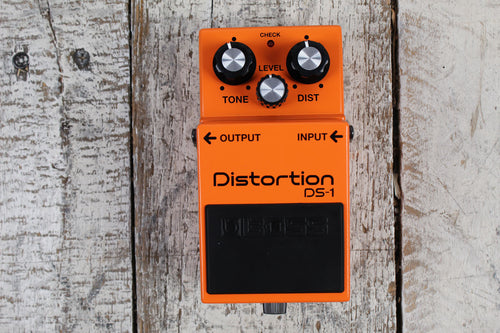 Boss DS-1 Distortion Effects Pedal Electric Guitar and Keyboard Effects Pedal