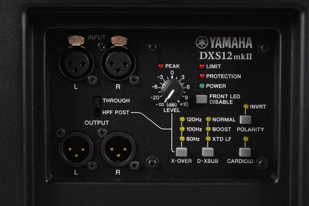 Yamaha DXS12mkII Powered Subwoofer 12 Inch 1020 Watt Band-Pass Type Subwoofer