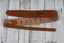 Henry Heller HBS25-BRNHND 2.5 Inch Capri Suede Guitar Strap Brown with Hand Embroidery