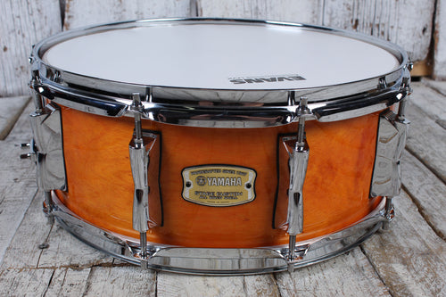 Yamaha SBS-1455 Stage Custom Birch Snare 14 x 5.5 Snare Drum Honey Amber