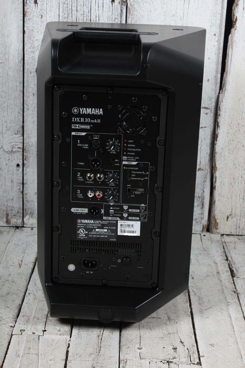 Yamaha DXR10mkII Powered Loudspeaker 1100 Watt 2-Way Bi-Amp Powered Speaker