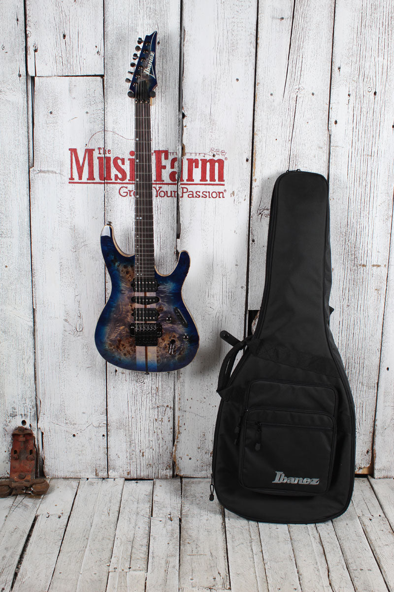 Ibanez S Premium S1070PBZ Electric Guitar Cerulean Blue Burst with Gig Bag Secondary image