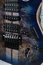 Ibanez S Premium S1070PBZ Electric Guitar Cerulean Blue Burst with Gig Bag