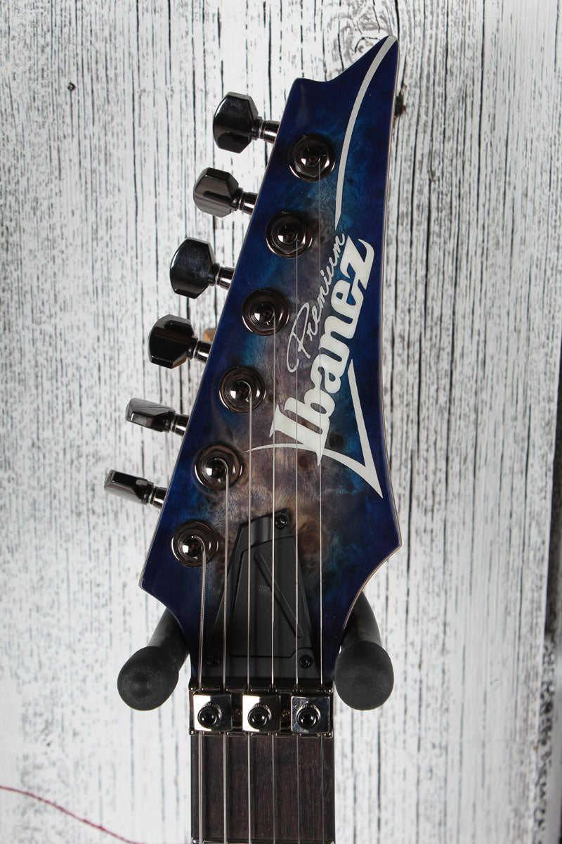 Ibanez S Premium S1070PBZ Electric Guitar Cerulean Blue Burst with Gig Bag