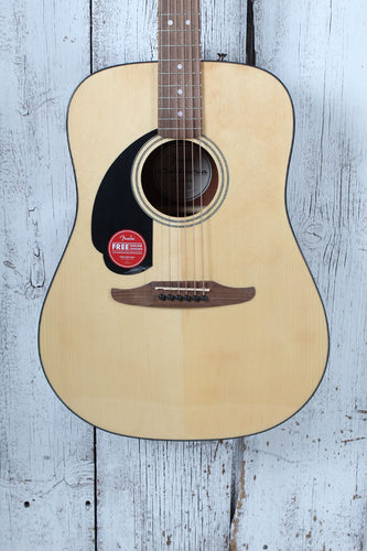 Fender California Standard Redondo Left Handed Acoustic Guitar Natural