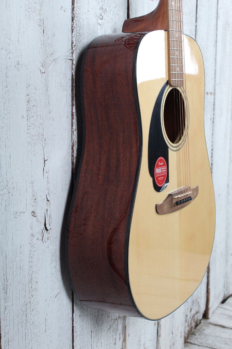 Fender California Standard Redondo Left Handed Acoustic Guitar Natural