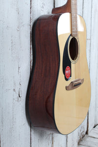 Fender California Standard Redondo Left Handed Acoustic Guitar Natural