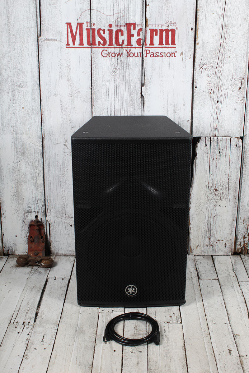 Yamaha DHR15 Powered Loudspeaker 1000 Watt 15 Inch 2-Way Bi-Amp Powered Speaker