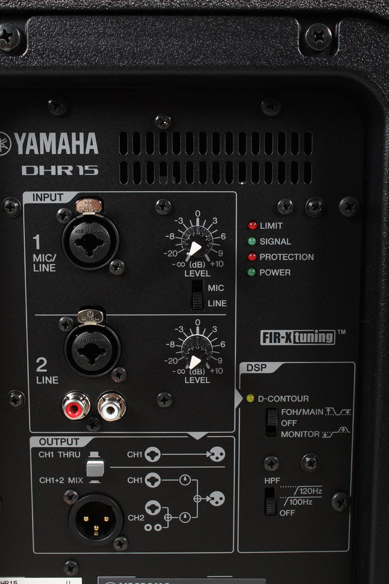 Yamaha DHR15 Powered Loudspeaker 1000 Watt 15 Inch 2-Way Bi-Amp Powered Speaker
