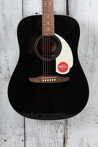 Fender California Standard Redondo Acoustic Guitar Spruce Top Black Finish