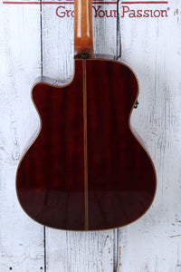 Lag Tramontane T100ACE Auditorium Acoustic Electric Guitar with Hardshell Case