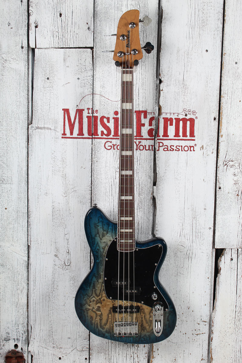Ibanez Talman TMB400TA 4 String Electric Bass Guitar Cosmic Blue Starburst