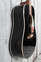 Fender California Standard Redondo Acoustic Guitar Spruce Top Black Finish