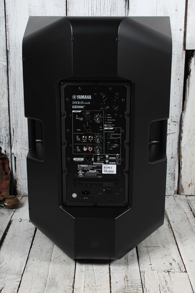Yamaha DXR15mkII Powered Loudspeaker 1100 Watt 2-Way Bi-Amp Powered Speaker