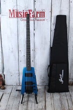 Load image into Gallery viewer, Steinberger Spirit XT-2 4 String Electric Bass Guitar Frost Blue with Gig Bag