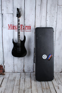 Ibanez Gio Series Left Handed Electric Guitar Black with Hardshell Case