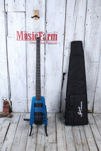 Load image into Gallery viewer, Steinberger Spirit XT-2 4 String Electric Bass Guitar Frost Blue with Gig Bag