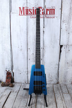 Load image into Gallery viewer, Steinberger Spirit XT-2 4 String Electric Bass Guitar Frost Blue with Gig Bag