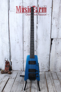 Steinberger Spirit XT-2 4 String Electric Bass Guitar Frost Blue with Gig Bag