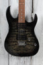 Ibanez GRX70QA Solid Body Electric Guitar Transparent Black Sunburst Finish