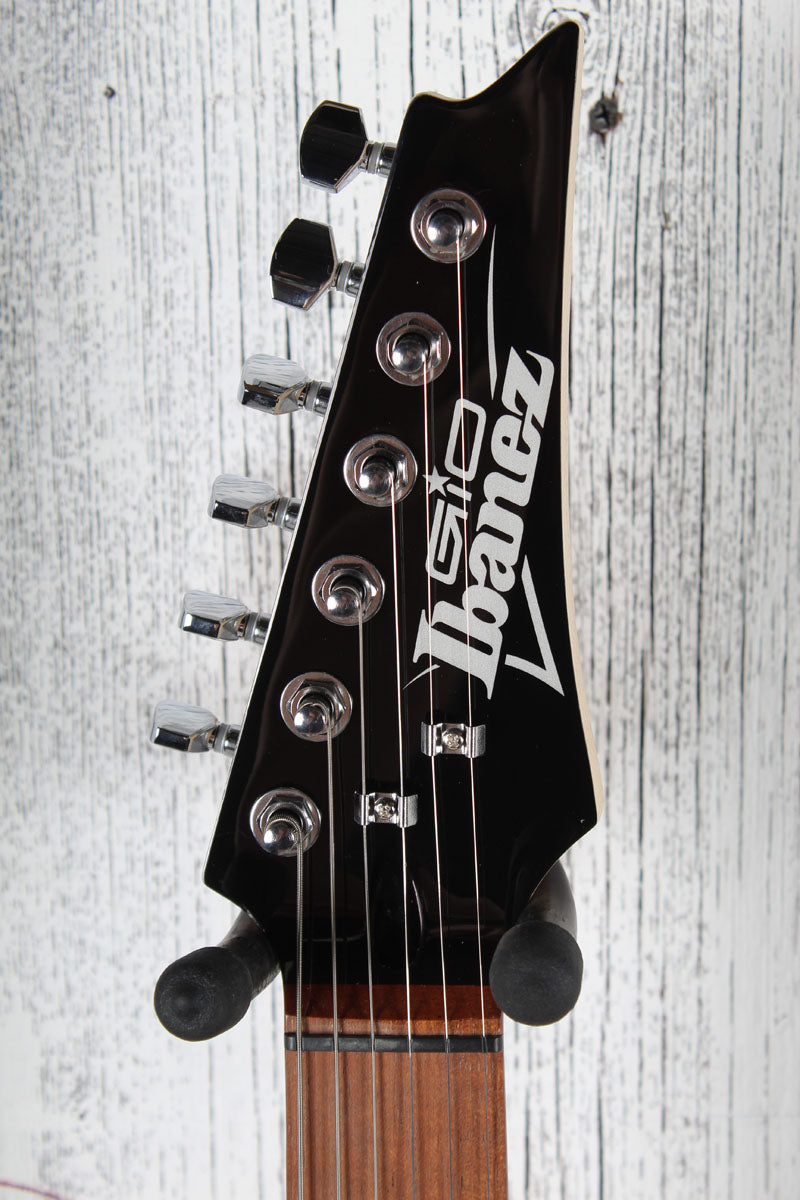 Ibanez GRX70QA Solid Body Electric Guitar Transparent Black Sunburst Finish