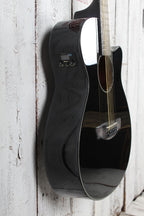 Ibanez AEG5012 12 String Cutaway Acoustic Electric Guitar Black Finish
