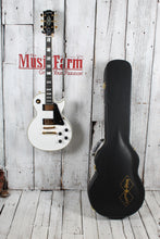 Load image into Gallery viewer, Epiphone Inspired by Gibson Les Paul Custom Electric Guitar Alpine White w Case